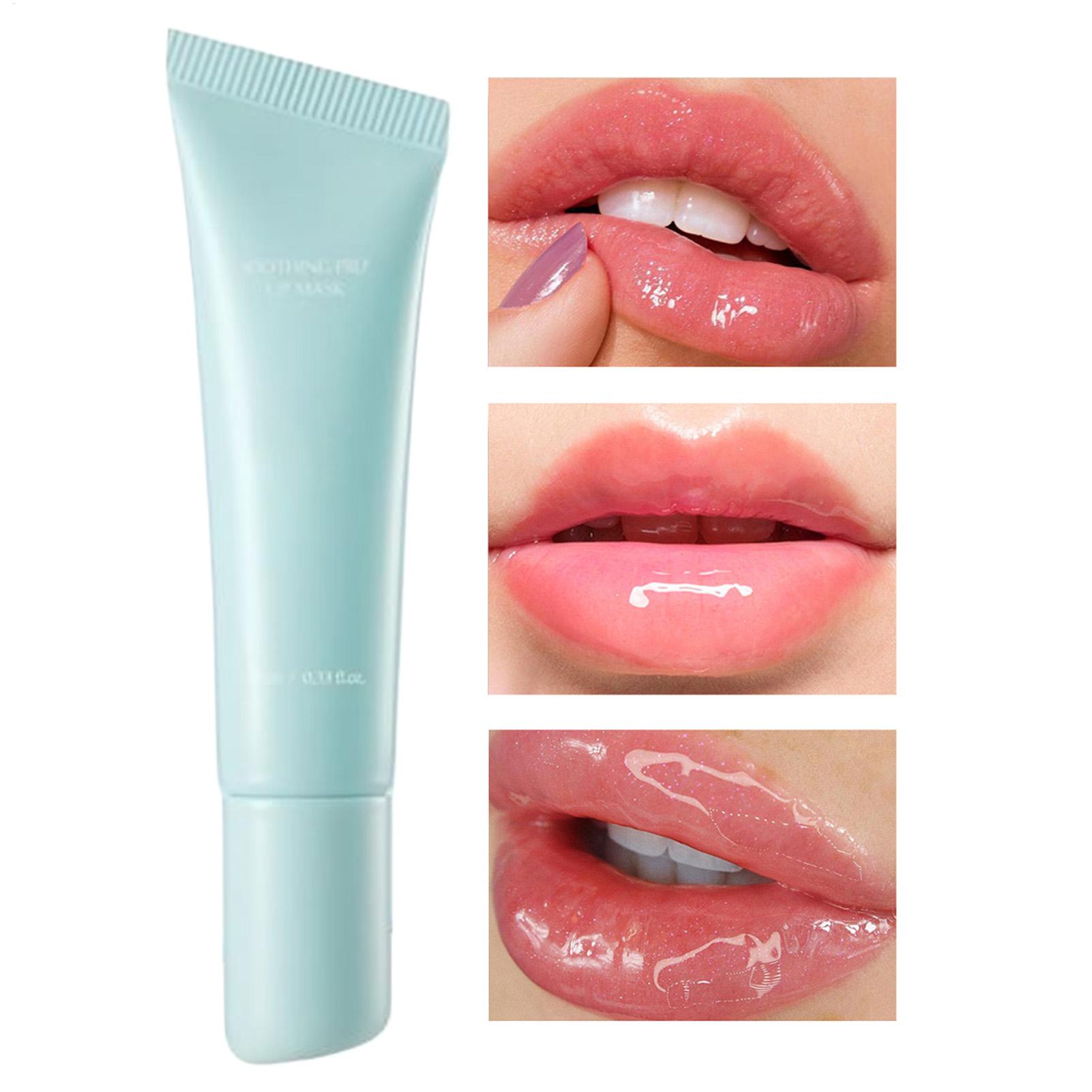 Skincare Exfoliating - スージングピールオフリップマスク保湿スムージングリップバーム角質除去フェードリップライン角質除去明るく修復リップケア 10ml