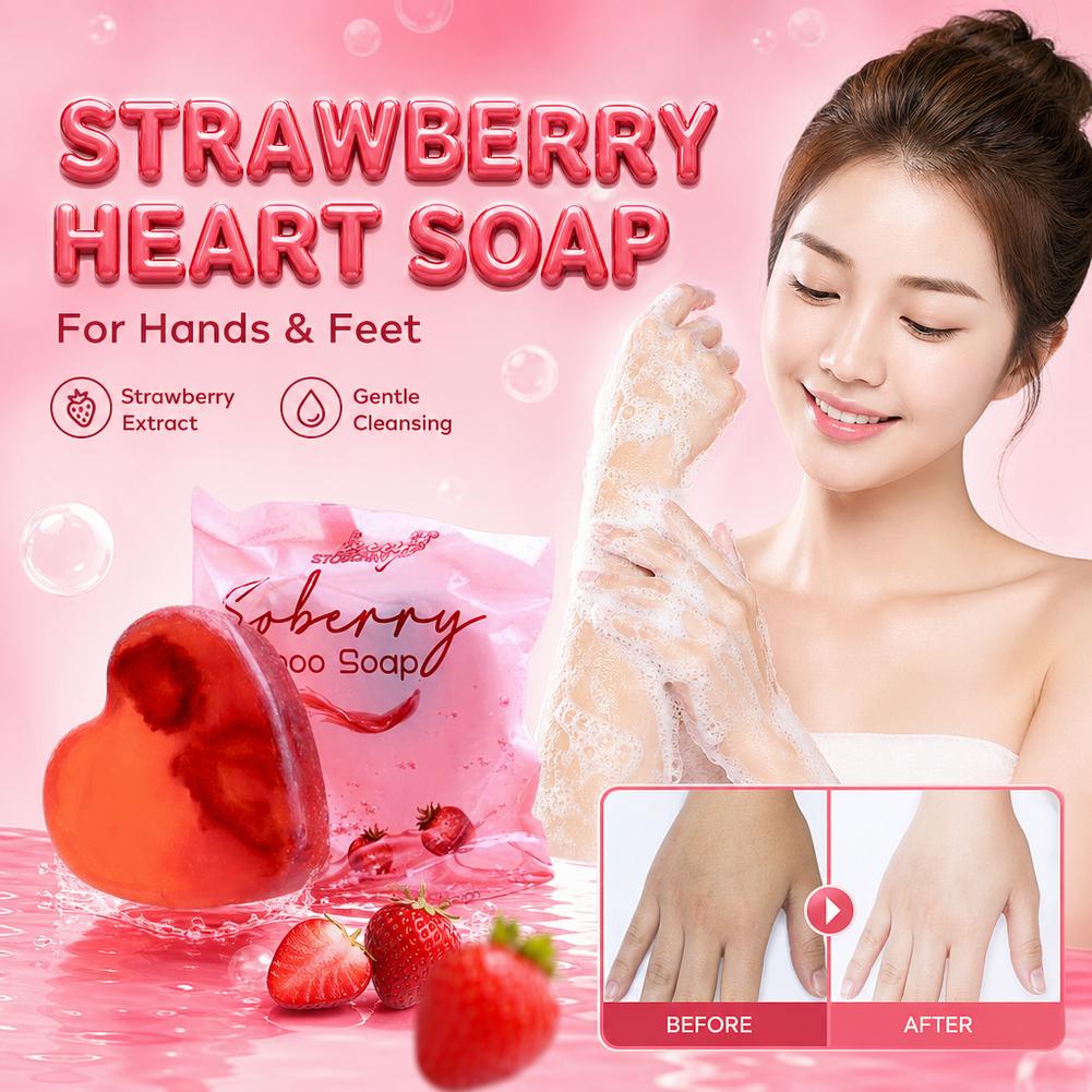 イチゴの香りのバスソープ美白手足ケアソープ角質除去柔らかくし - Skincare Exfoliating のレビューと価格