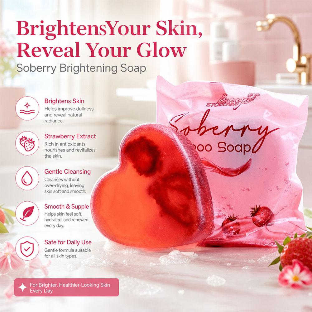 イチゴの香りのバスソープ美白手足ケアソープ角質除去柔らかくし - Skincare Exfoliating のレビューと価格
