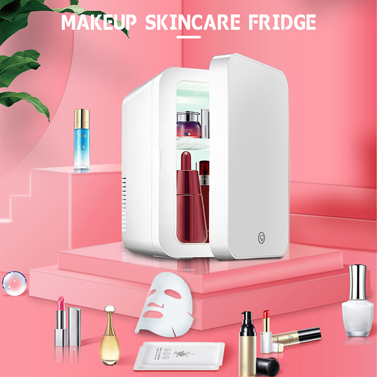 ピンクのミニスキンケア冷蔵庫 - ホテルや家庭用のポータブル - Skincare Pink のレビューと価格