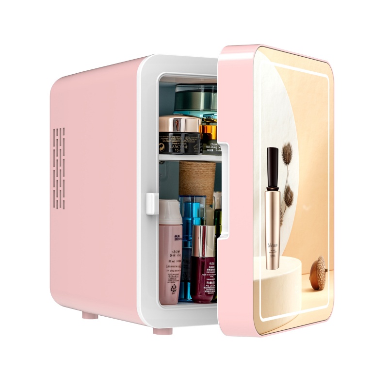 4L ポータブル化粧品冷蔵庫 - スキンケア用 LED ライ - Skincare Pink のレビューと価格