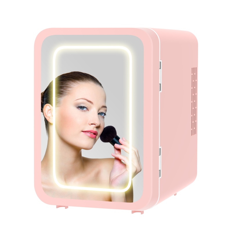 4L ポータブル化粧品冷蔵庫 - スキンケア用 LED ライ - Skincare Pink のレビューと価格