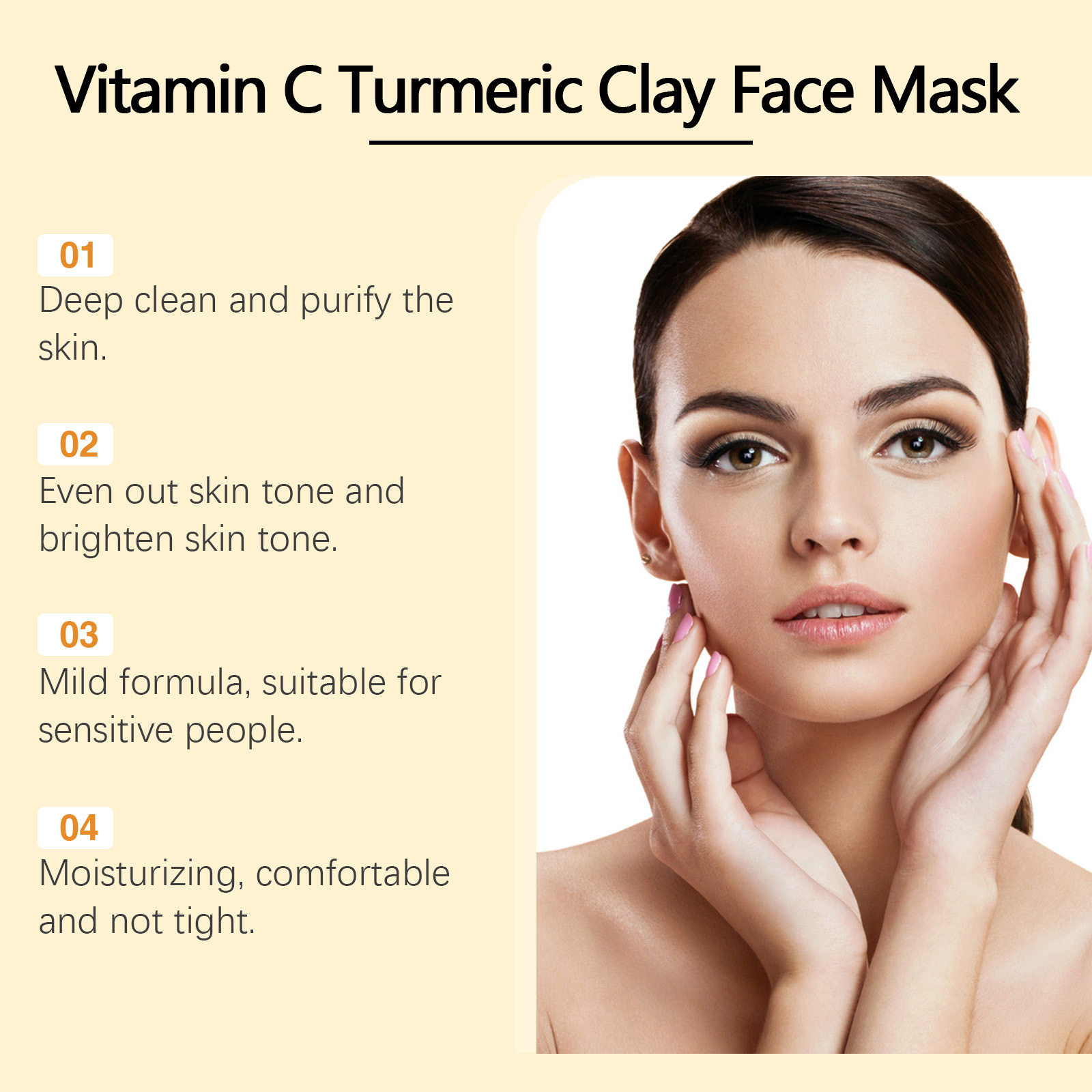 ウコンビタミンCフェイシャルマスク　ディープクレンジング　保 - Bentonite Clay Mask のレビューと価格