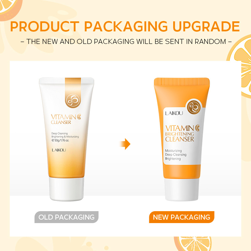 Laikou-ビタミンCフェイシャルクリーナー、50g、保湿 - Salicylic Acid Cleanser のレビューと価格