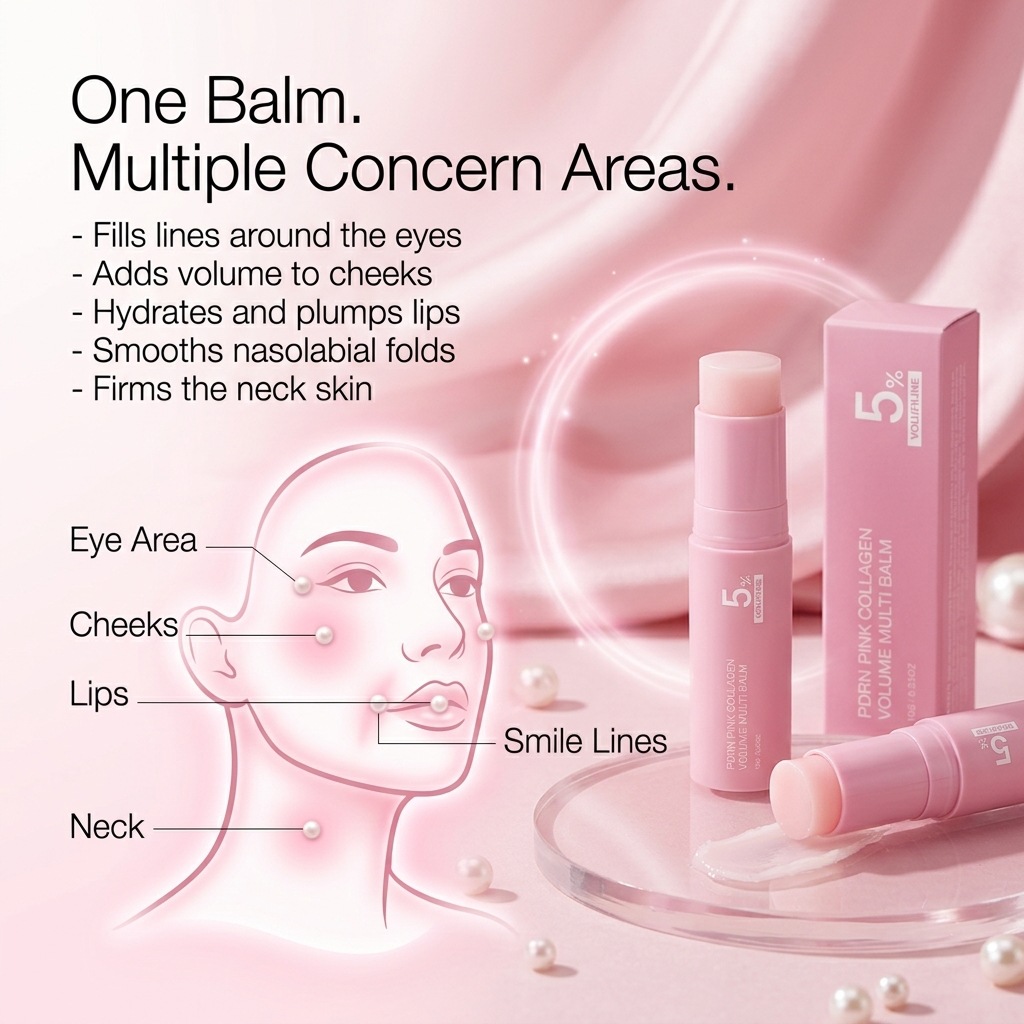 PDRNピンクコラーゲンボリュームマルチバームスティック 5 - Skincare Pink のレビューと価格