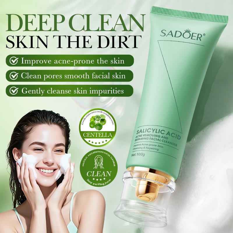 ニキビ治療用サリチル酸保湿クレンザー、敏感肌用優しい洗顔料、 - Salicylic Acid Cleanser のレビューと価格