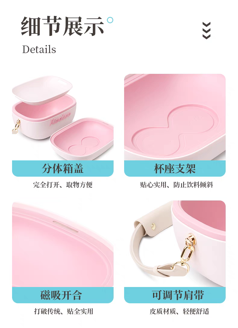 2025年新型デュアルゾーンピンクミニクーラーボックス -  - Skincare Pink のレビューと価格