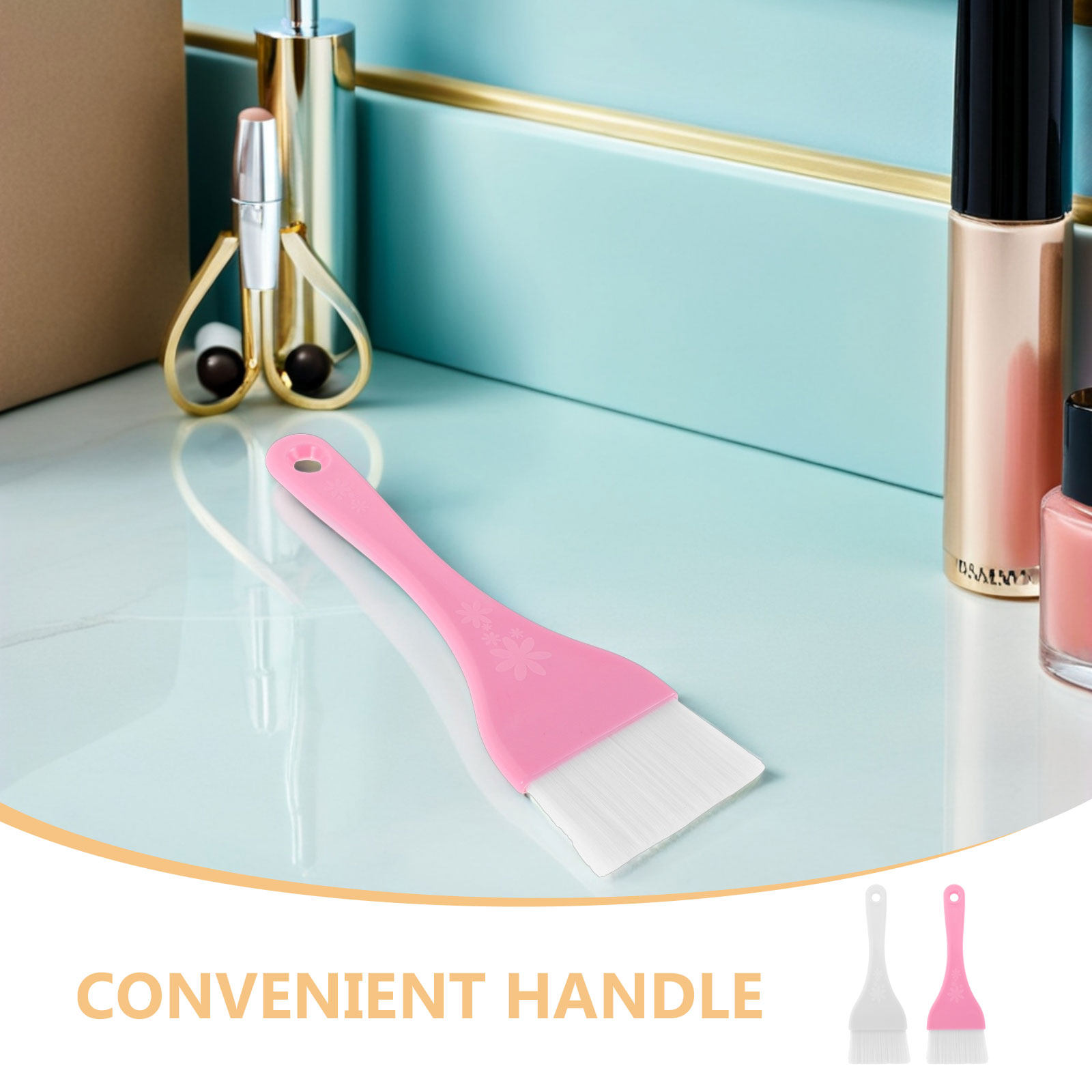 4個入り大型ボディフェイスマスクブラシセット ホワイトピンク - Skincare Pink のレビューと価格