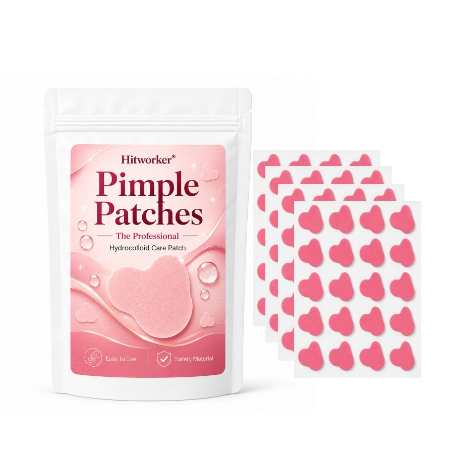ピンクのハイドロコロイドニキビパッチ、可愛い雲型のニキビシー - Skincare Pink のレビューと価格